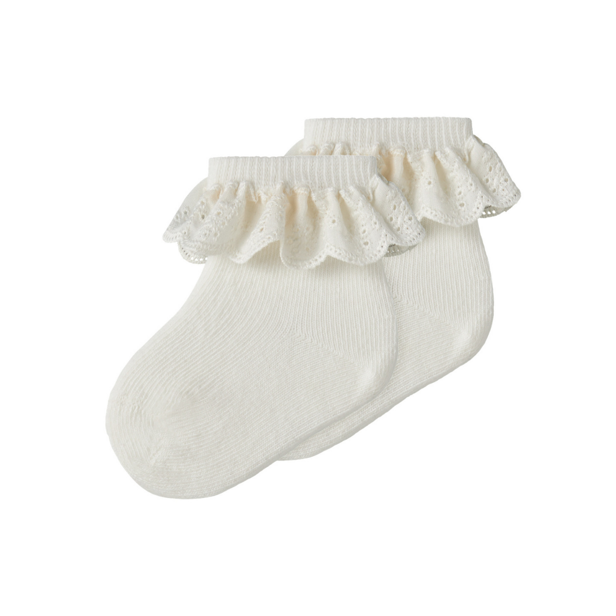 Lil'Atelier - Sokker Baby Dertrud White