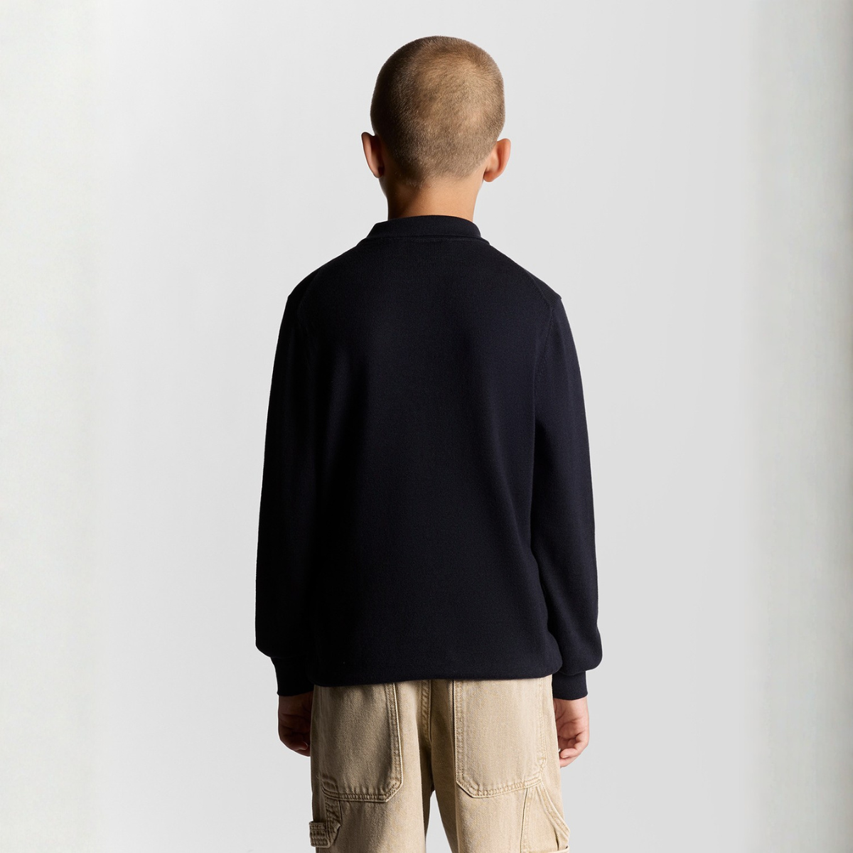 Lyle & Scott - Genser Knit Piké Dark Navy