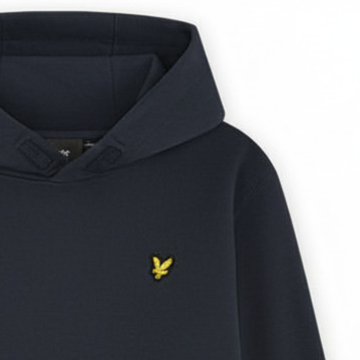 Lyle & Scott - Hettegenser med Zip Dark Navy