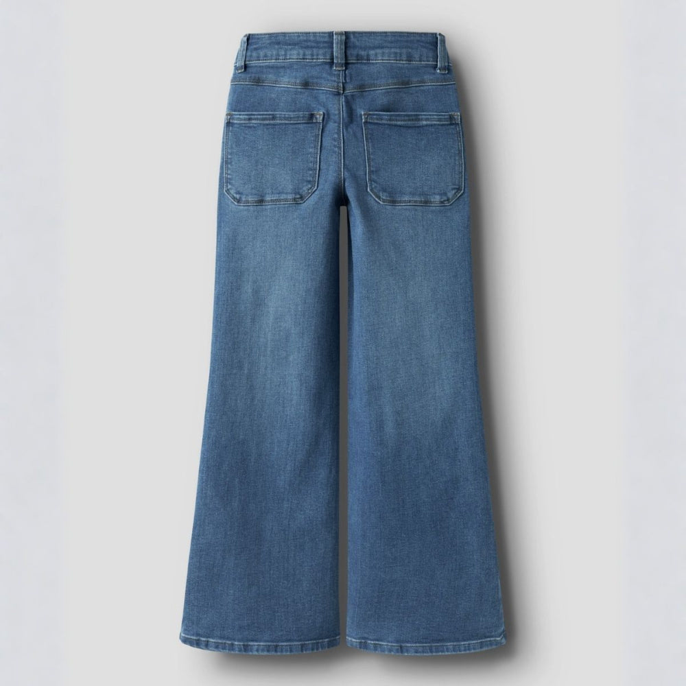 Name It - Jeans Bukse Polly X-Wide Medium Blue Denim