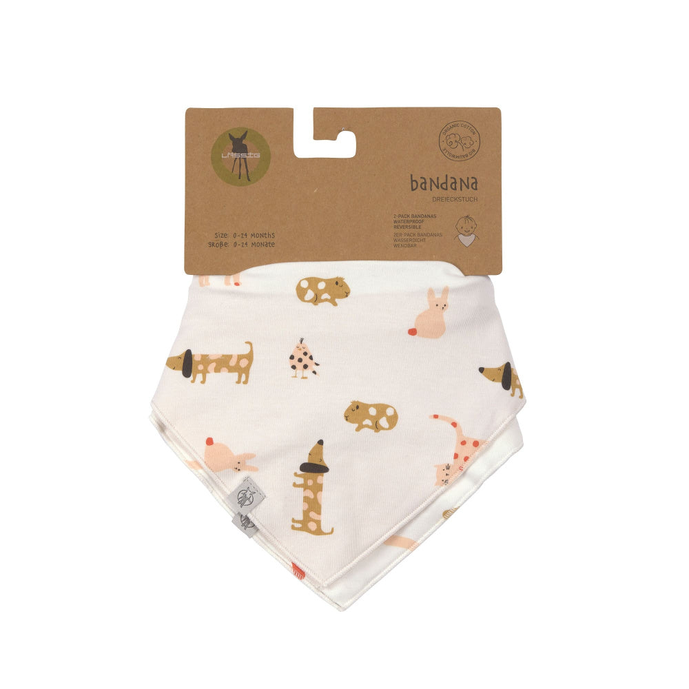 Lässig - 2 pk Siklesmekke /Bandana Katt