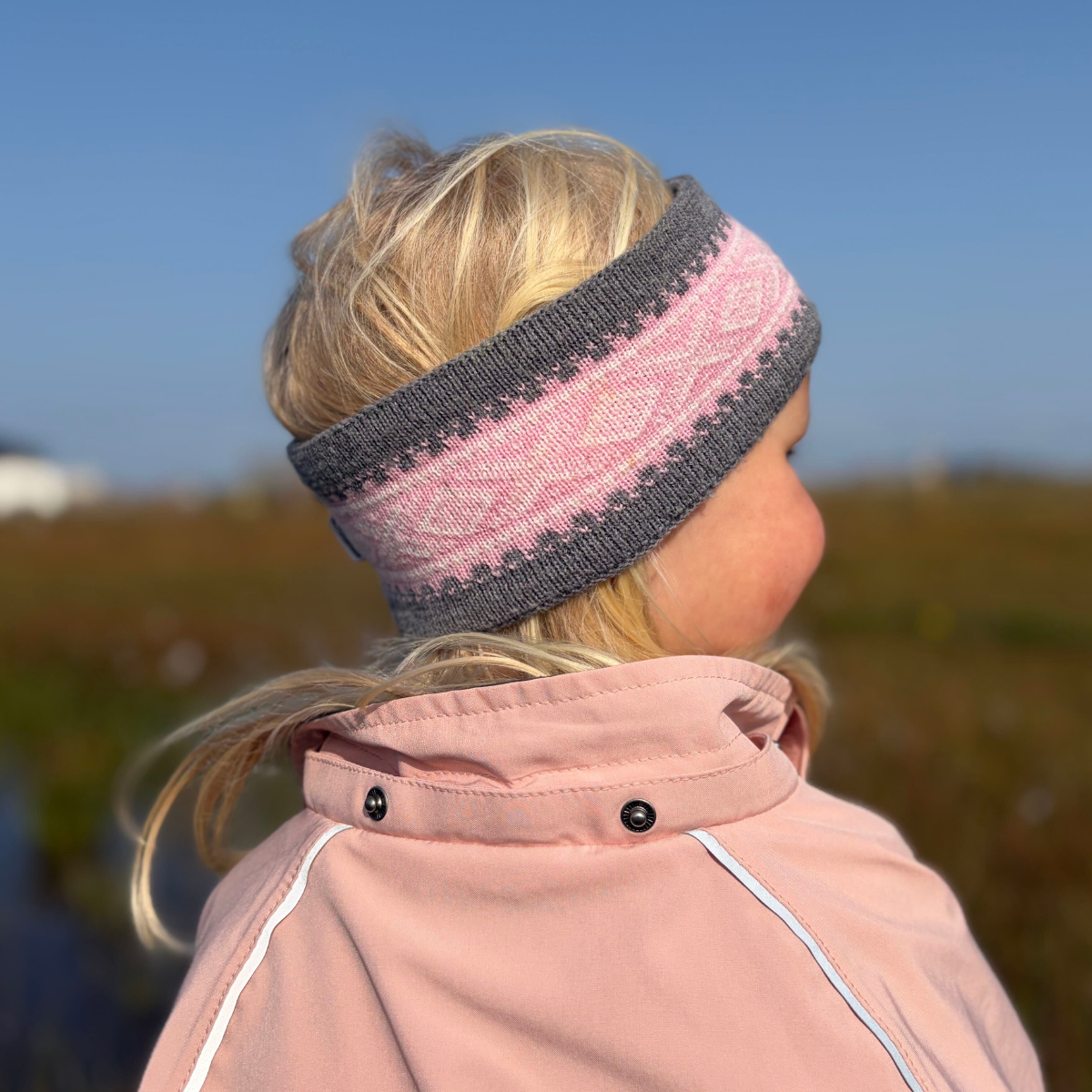 Marius Kids - Marius Pannebånd i Ull Rosa