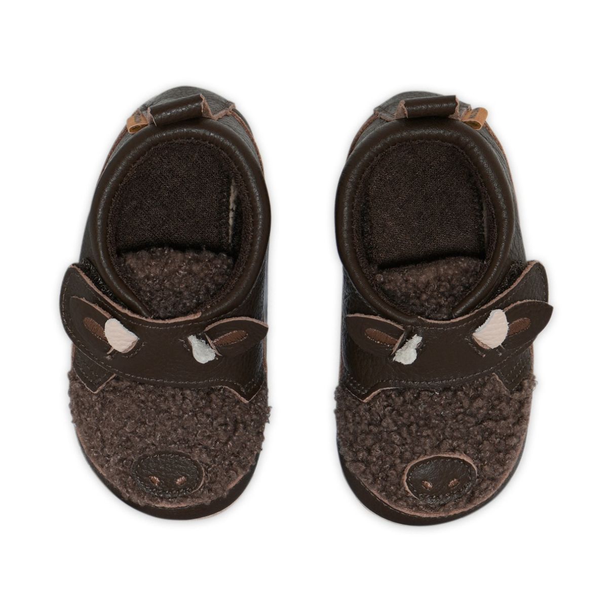 Melton - Tøfler i Skinn Buffalo Dark Brown