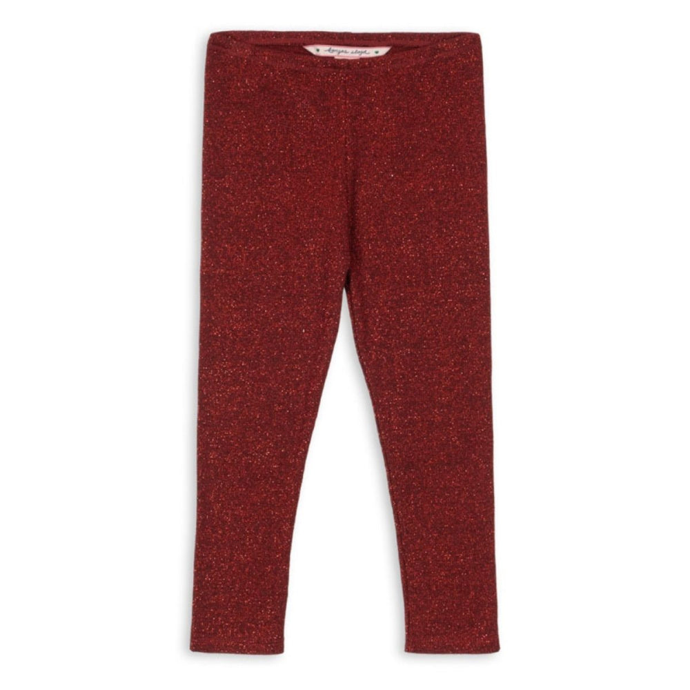 Konges Sløjd - Bukse Glitter Roli Red Dahlia