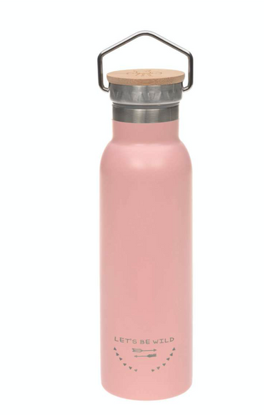 Lässig - Drikkeflaske Stål Adventure Rose 700 ml