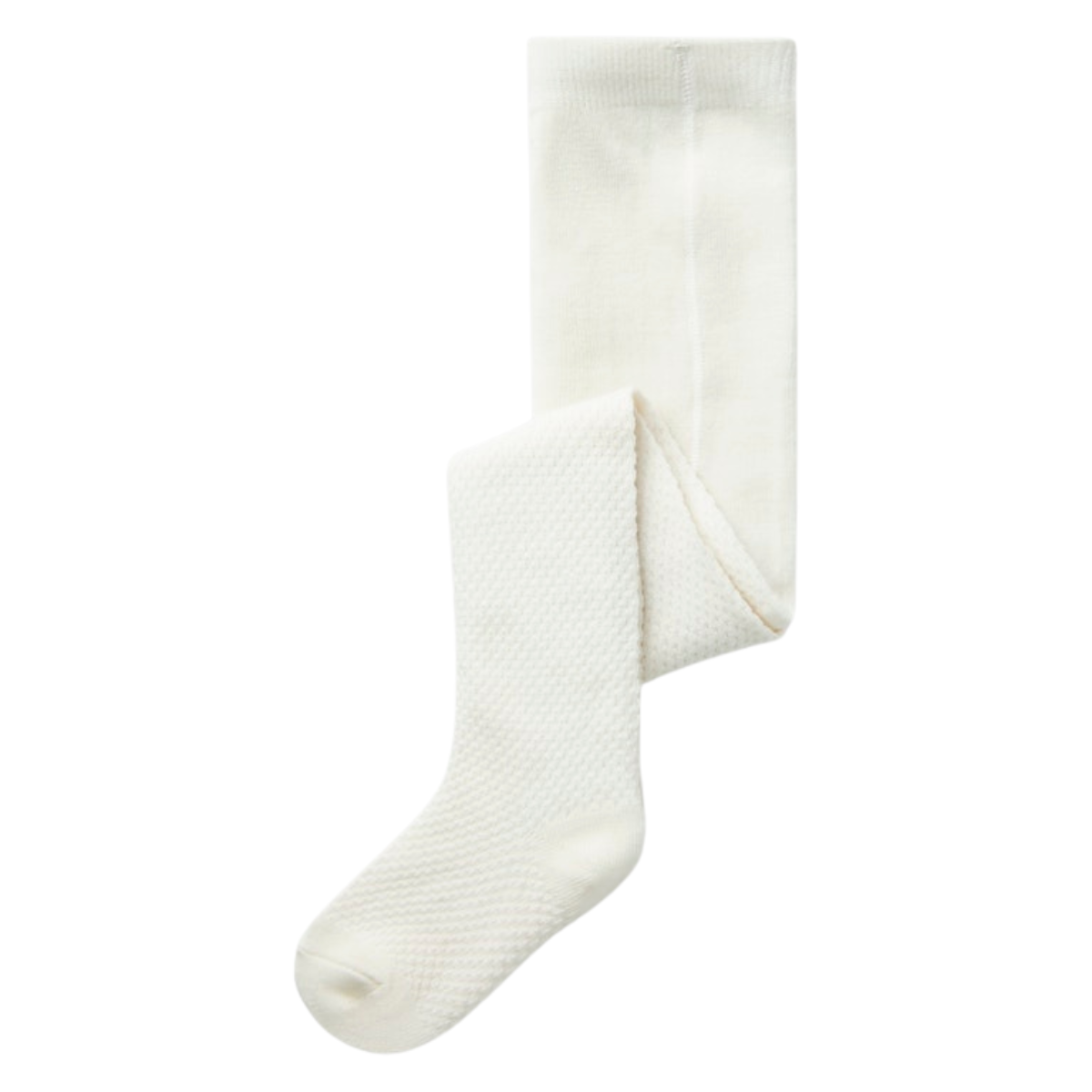 Name It - Strømpebukse i Ull Wakma Structure Snow White