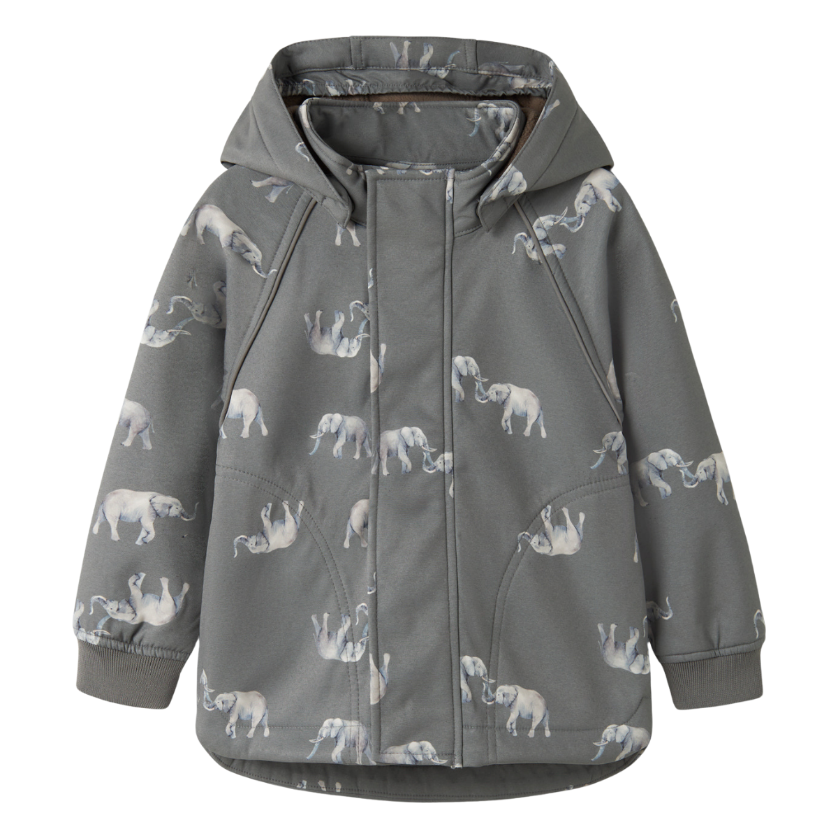 Name It - Softshelljakke Alfa Quiet Shade Elephant