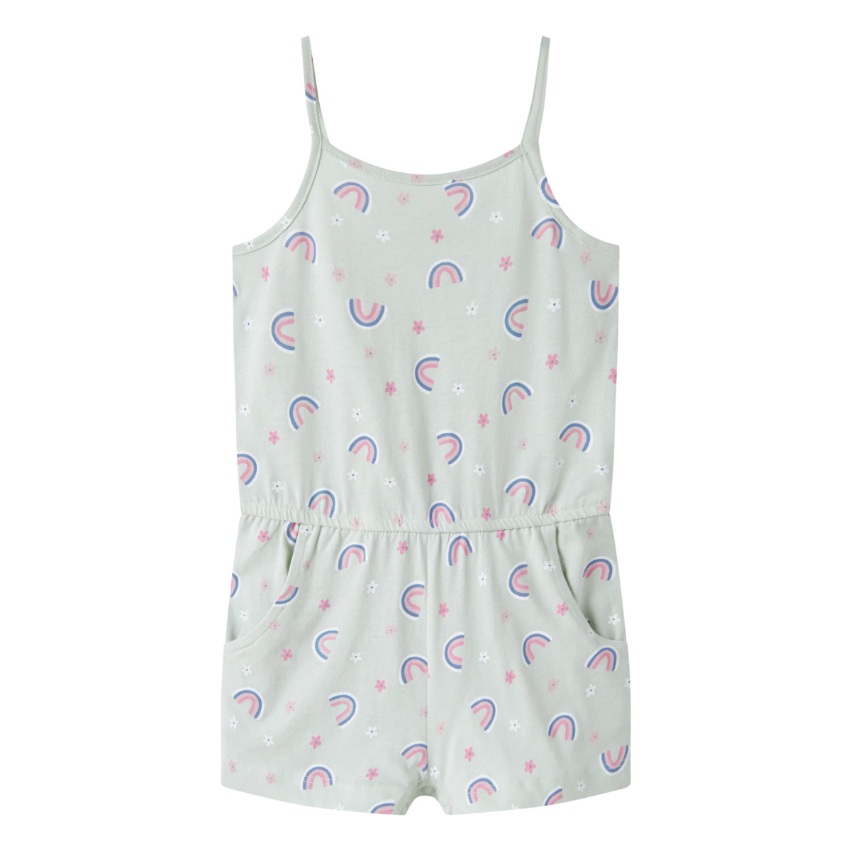 Name It - Sommerdrakt Vigga Pale Aqua Rainbow