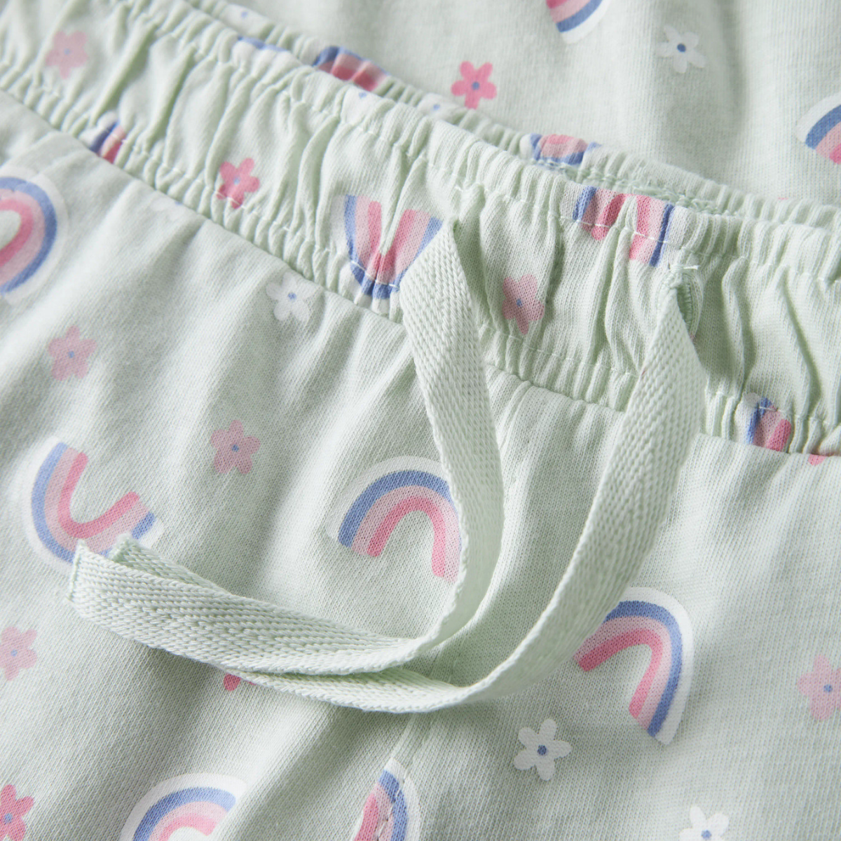 Name It - Shorts Vigga Pale Aqua Rainbow