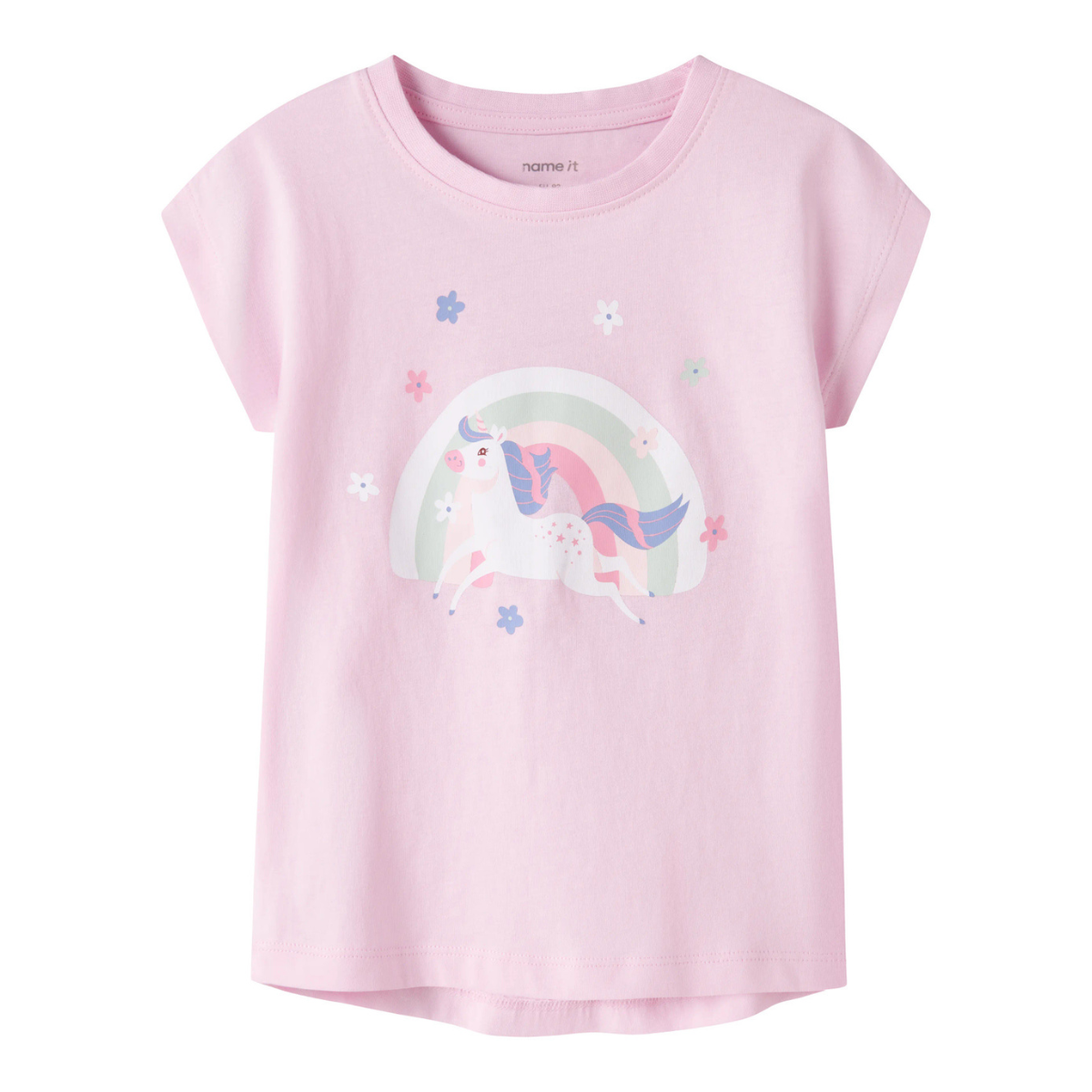 Name It - T-skjorte Vigea Pirouette Rainbow Unicorn