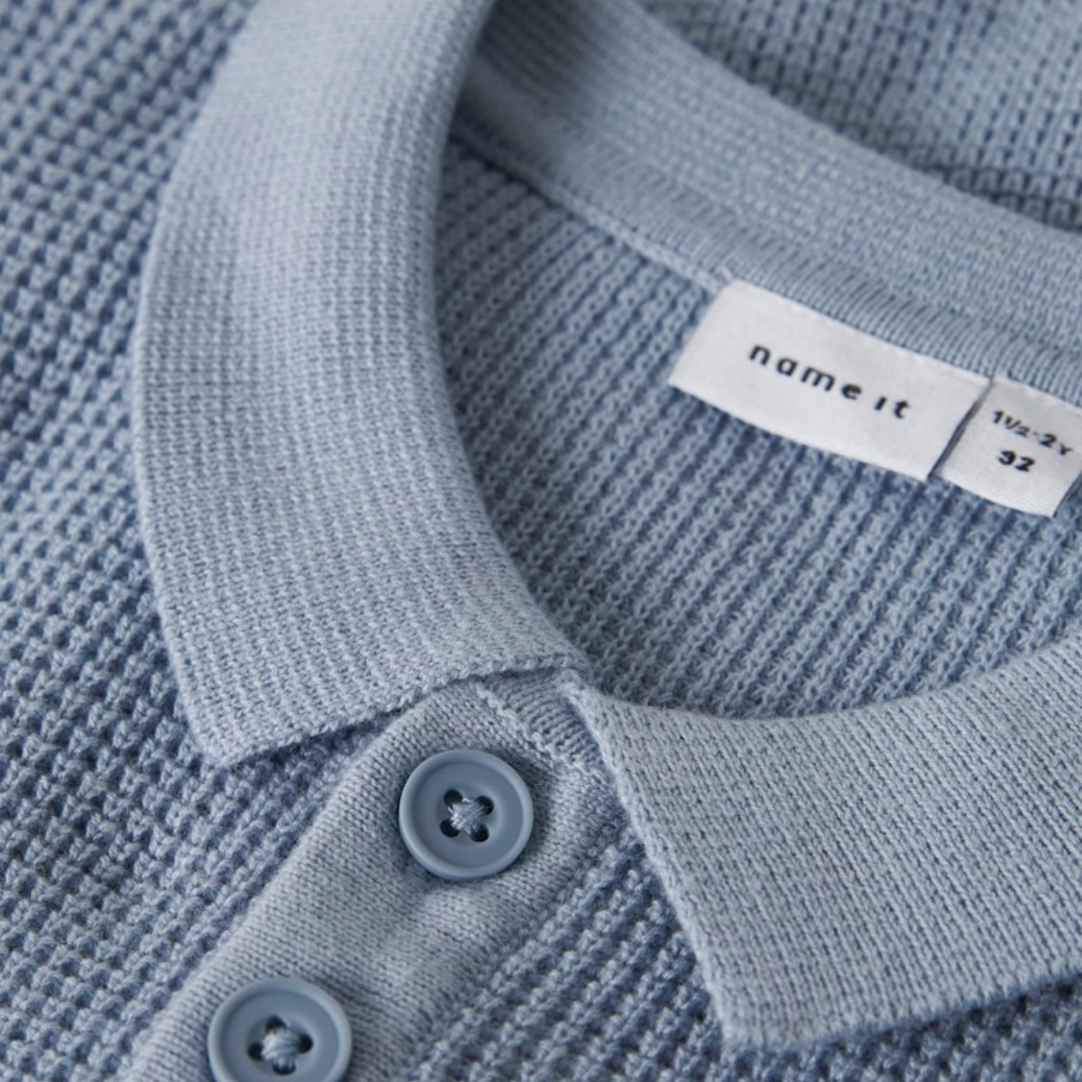 Name It - Genser med krage Fikal Blue Fog