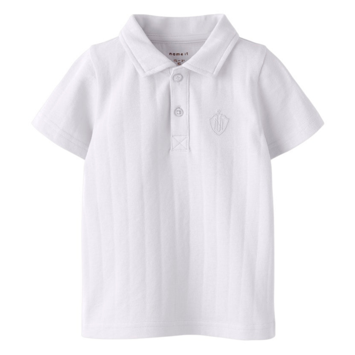 Name It - T-skjorte Polo Fen Bright White