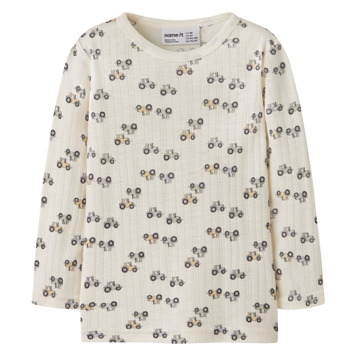 Name It - Ulltrøye Wang Wool Tractor Coconut Milk