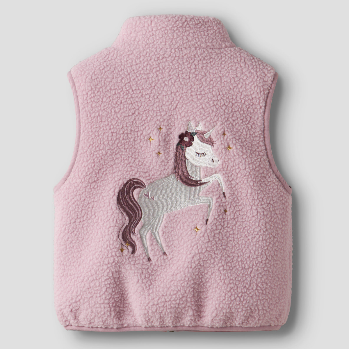 Name It - Fleecevest Mall Sherpa Keepsake Lilac