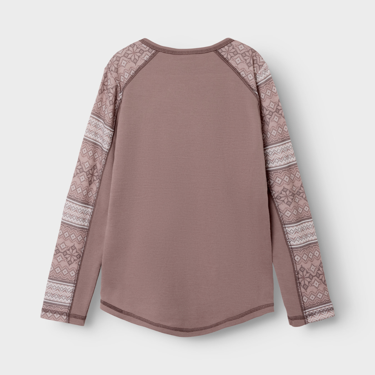 Name It - Trøye i Ull Willto Antler Snow Pattern