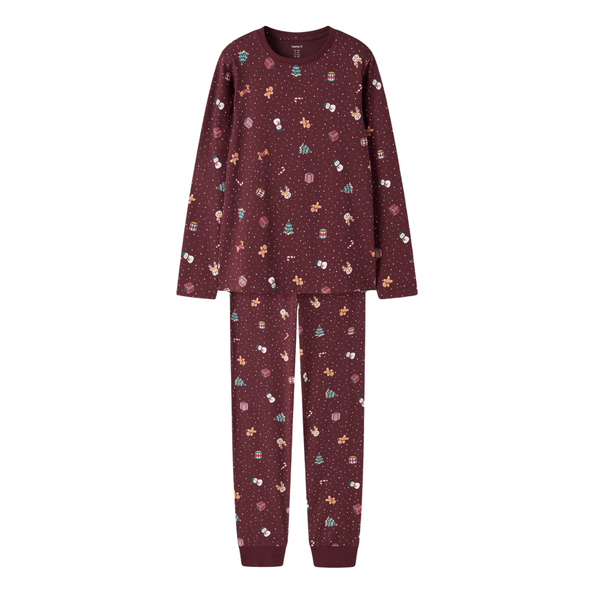 Name It - Julepysj 2-delt Vismas 2026 Burgundy