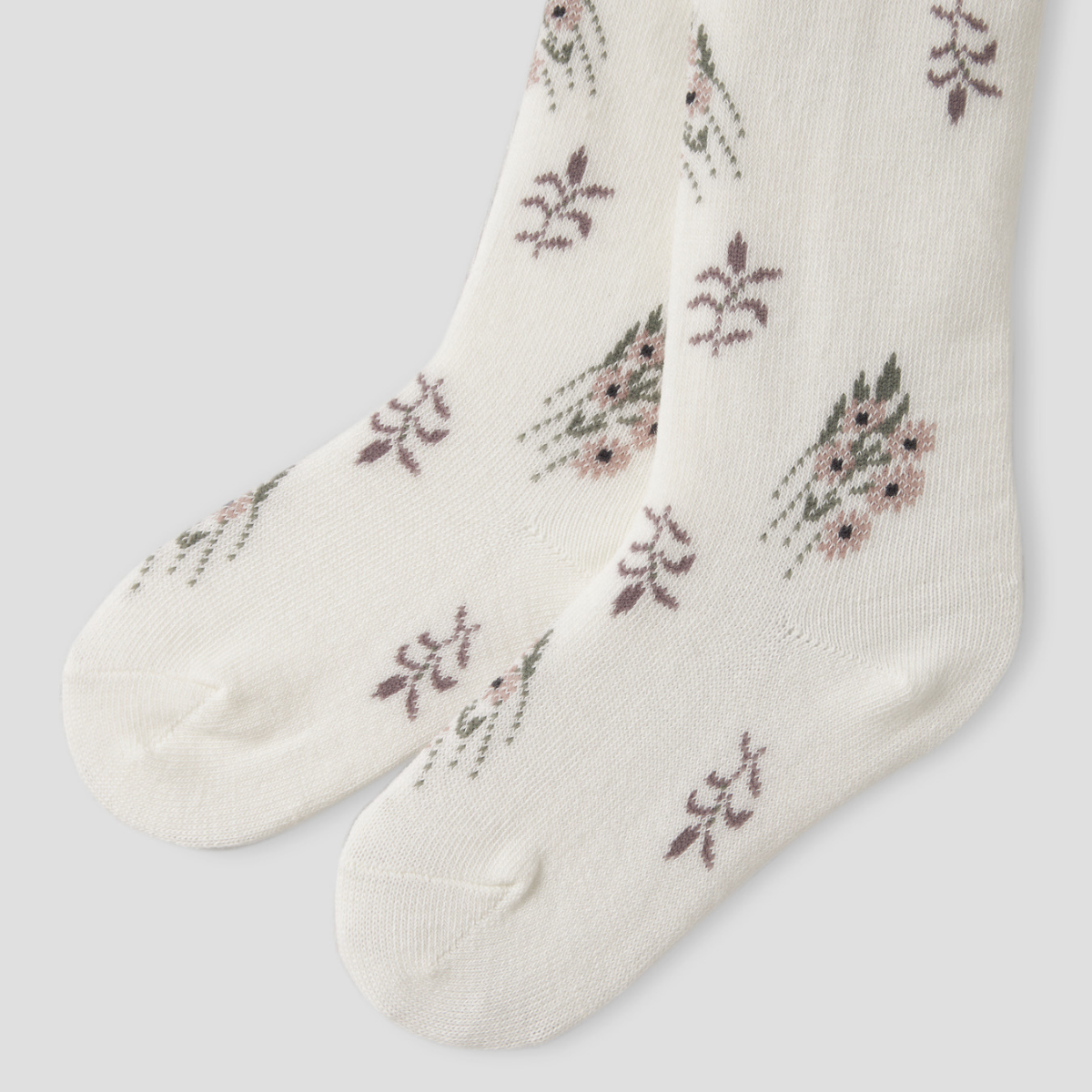 Name It - Strømpebukse i Ull/ Bomull Wak Snow White Long Flowers