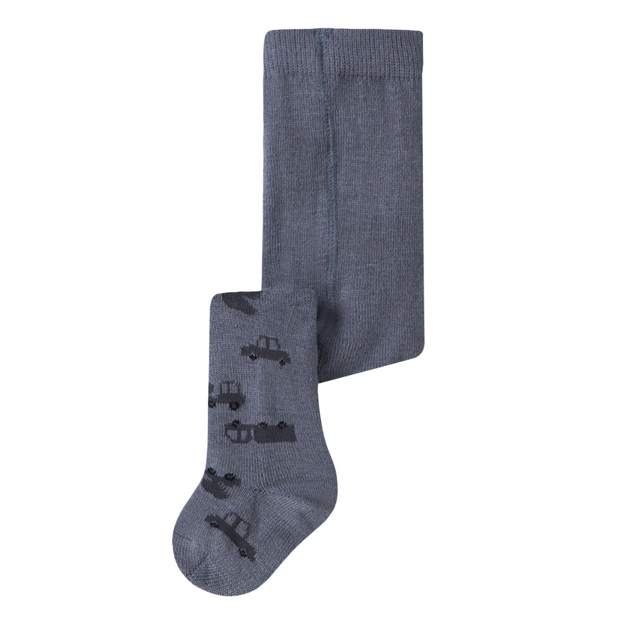 Name It - Strømpebukse i Ull/ Bomull Baby Wak Folkstone Gray Machines