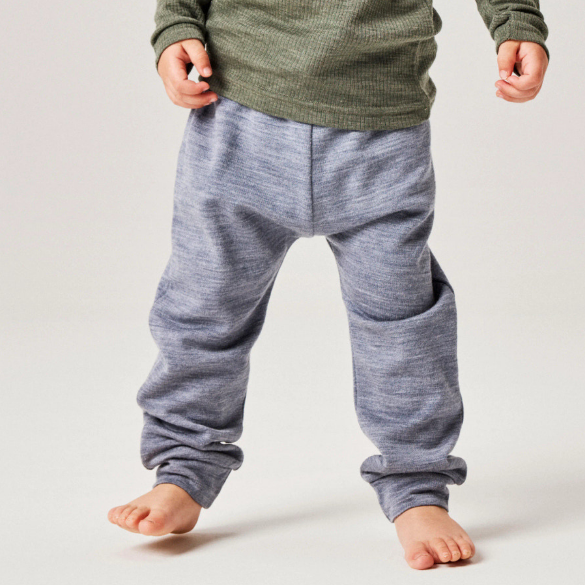 Name It - Bukse i Ull Wesso Folkstone Gray