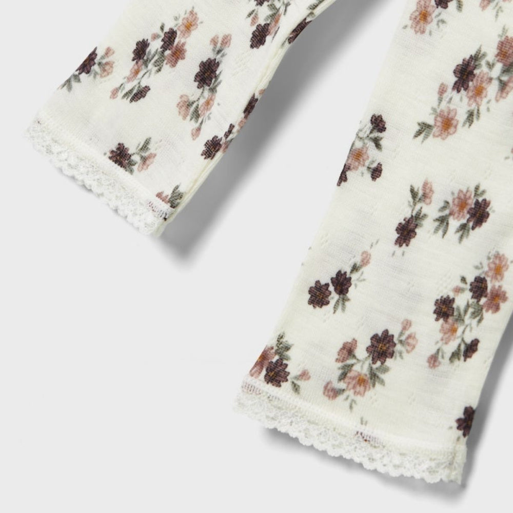 Name It - Longs Ull Wang Flowers Snow White AOP