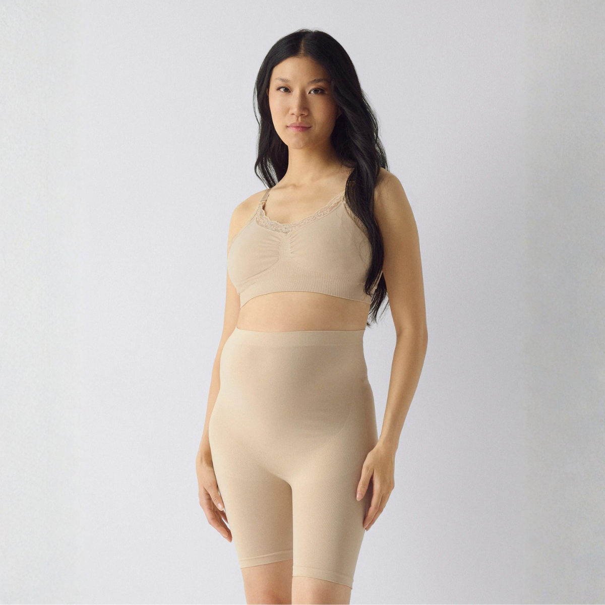 ONLY Maternity - Amme-BH 2-pk Rosie Crème Brûlée/ Sort
