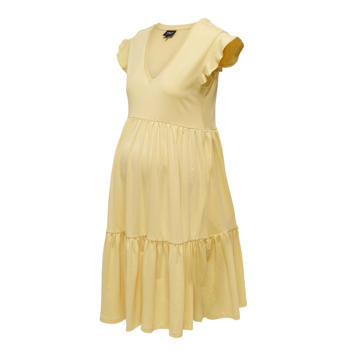 ONLY Maternity - Kjole Mamma May Life Frill Straw