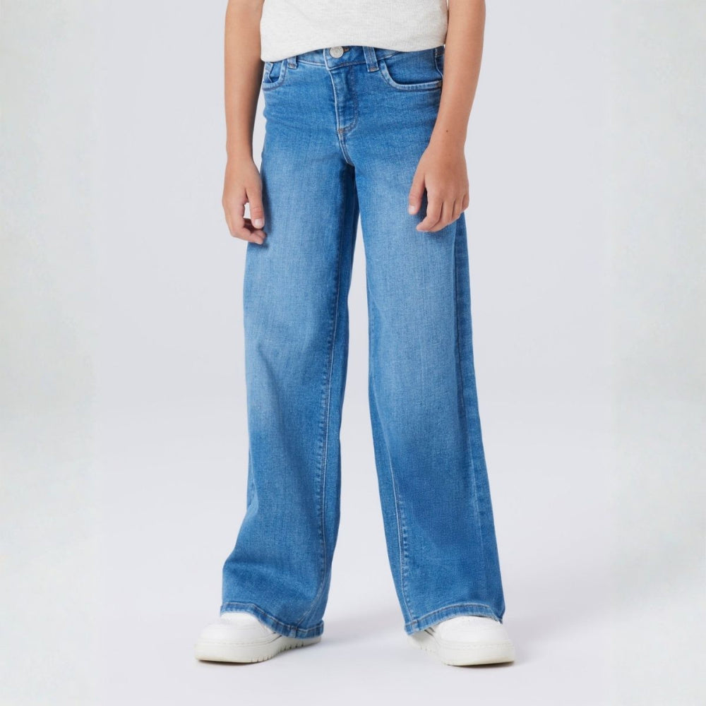 Name It - Jeans Bukse Polly X-Wide Medium Blue Denim