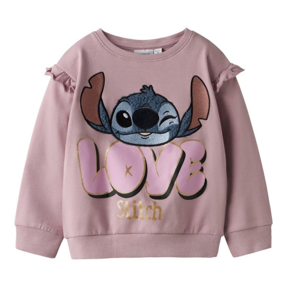 Name It - Genser Sweat Stitch Keepsake Lilac