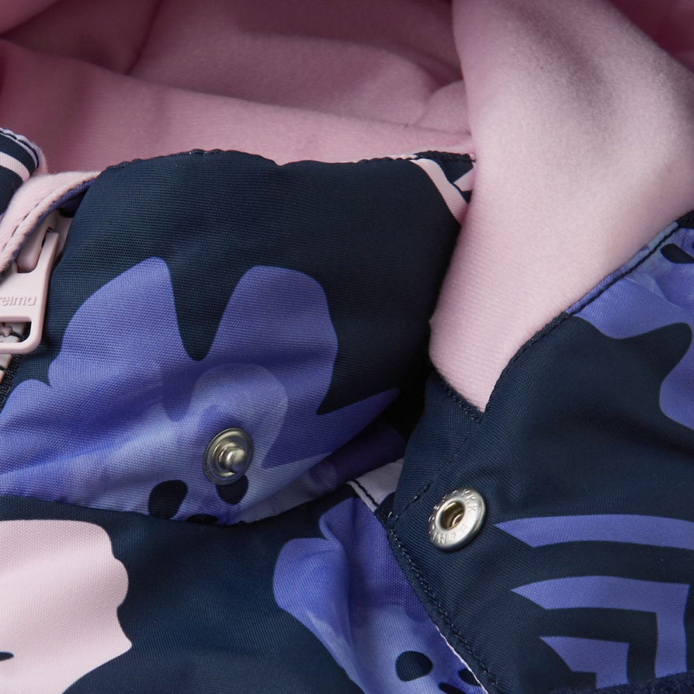 Reima - Vinterdress Kurikka Navy Flower Print