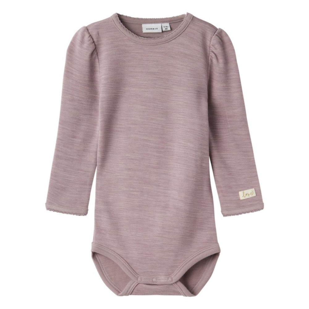 Name It - Body i Ull og Viskose Wyla Purple Dove