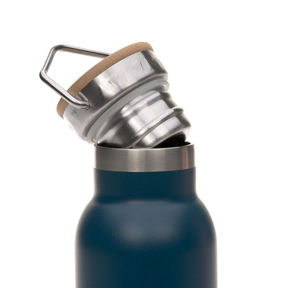 Lässig - Drikkeflaske Stål Adventure Navy 700 ml