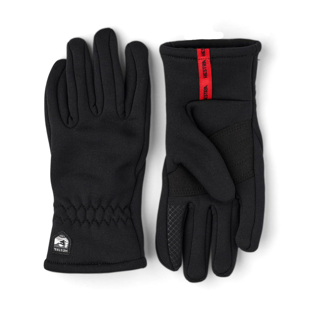 Hestra - Fleecehansker Touch Point Fleece Liner Jr. Black