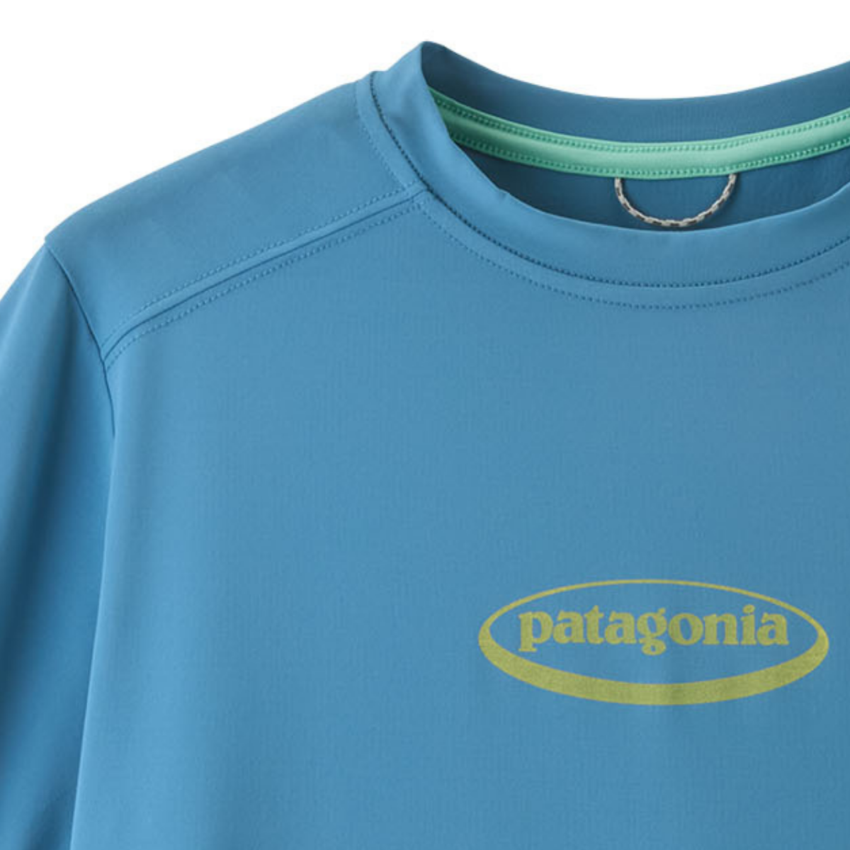 Patagonia - T-skjorte Capilene Silkweight '95 Oval Logo: Shore Blue