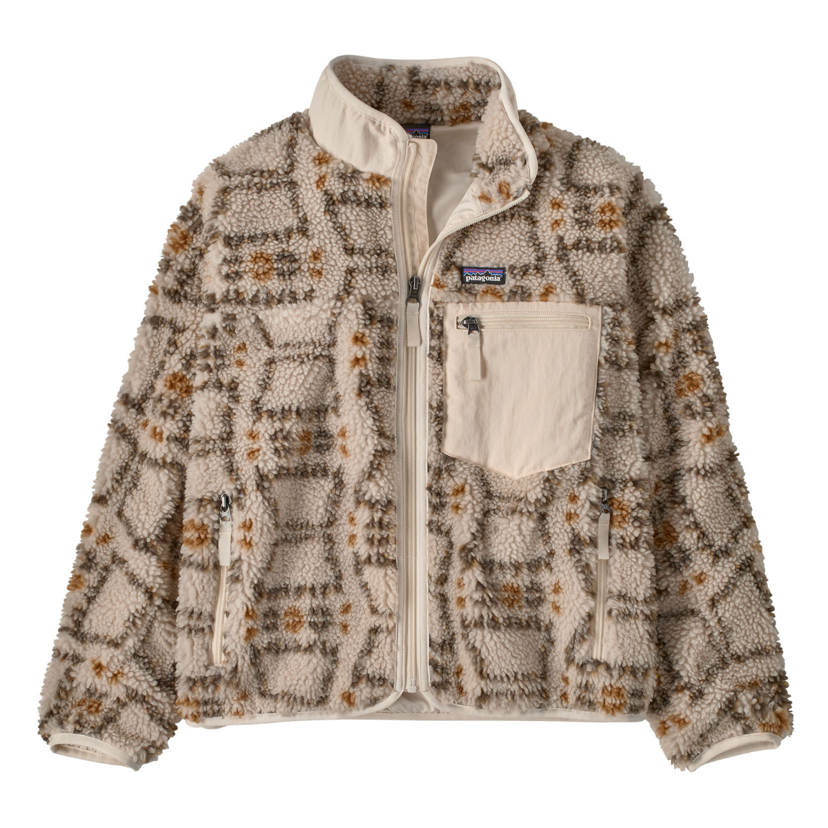 Patagonia - Kids Retro-X Fleece Jacket Snowshoe Hare: Natural
