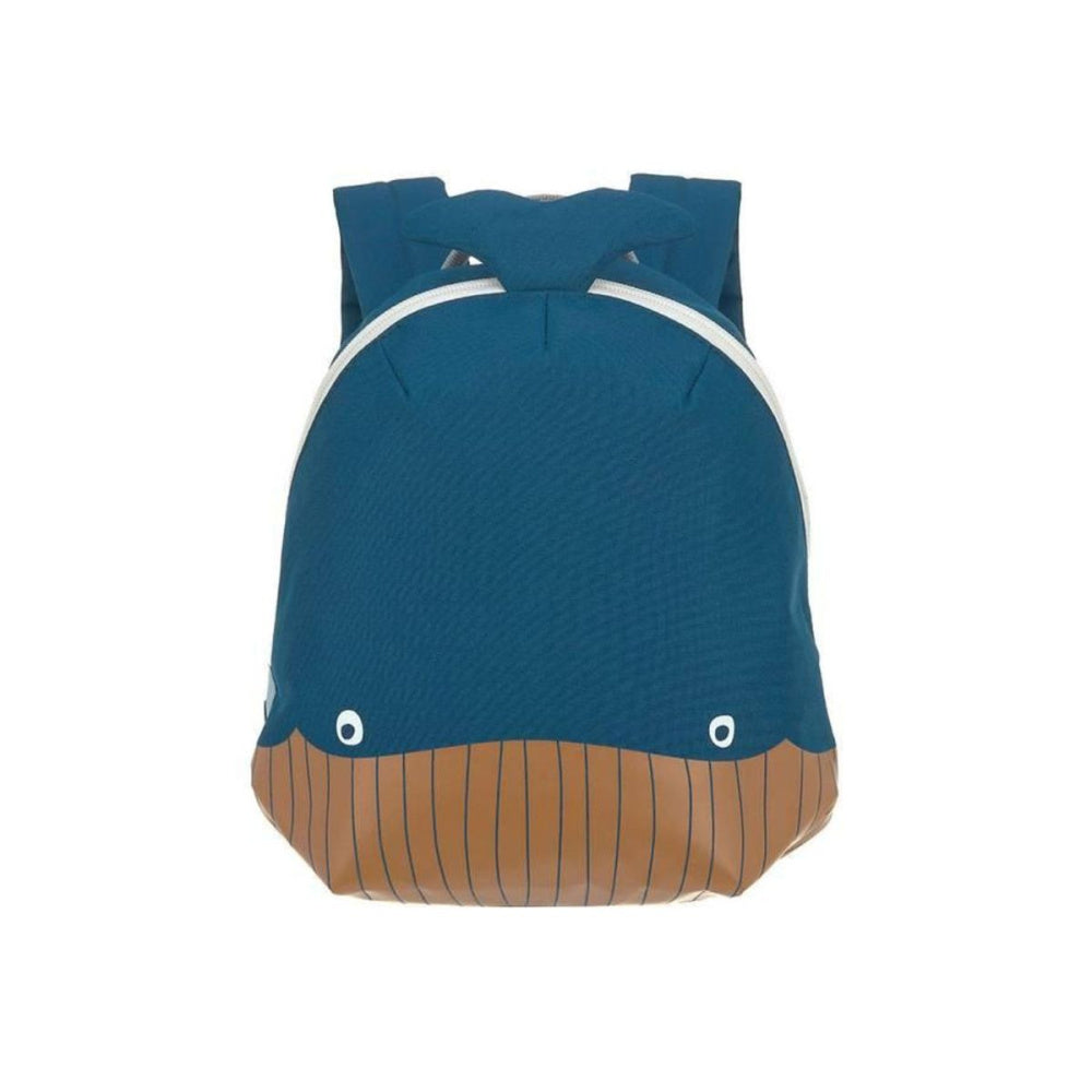 Lässig - Mini Ryggsekk Whale Blue