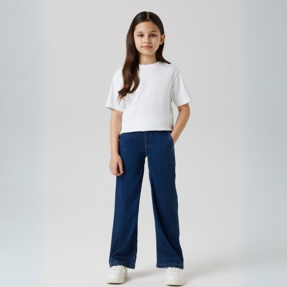 Name It - Bukse Salli Wide Jeans Denim Blue