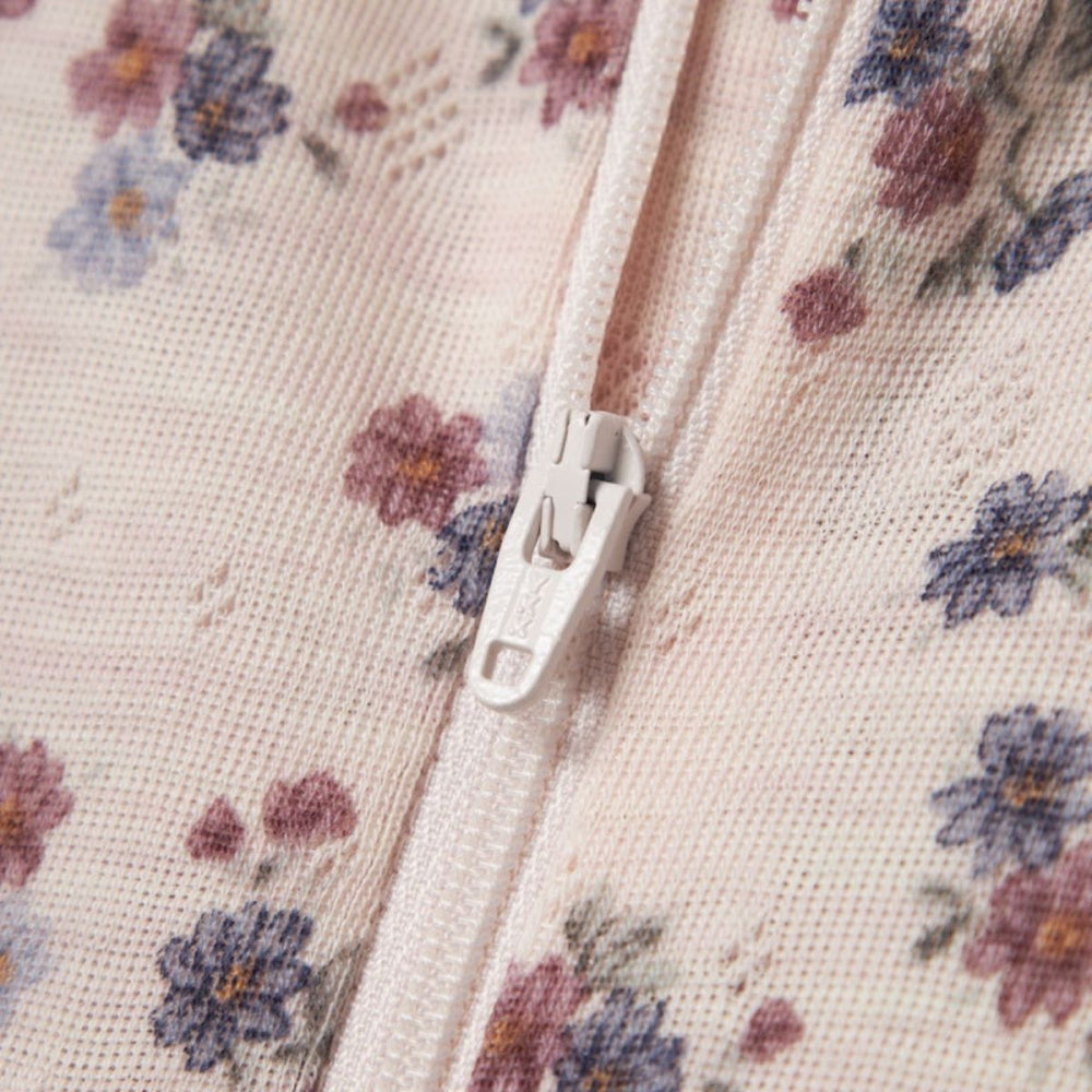 Name It - Heldress Baby Ull Wang Lilac Ash AOP