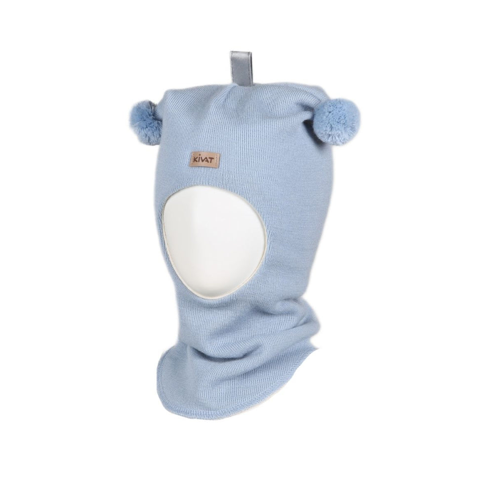 Kivat - Balaclava i Ull Dusker Logo Babyblå