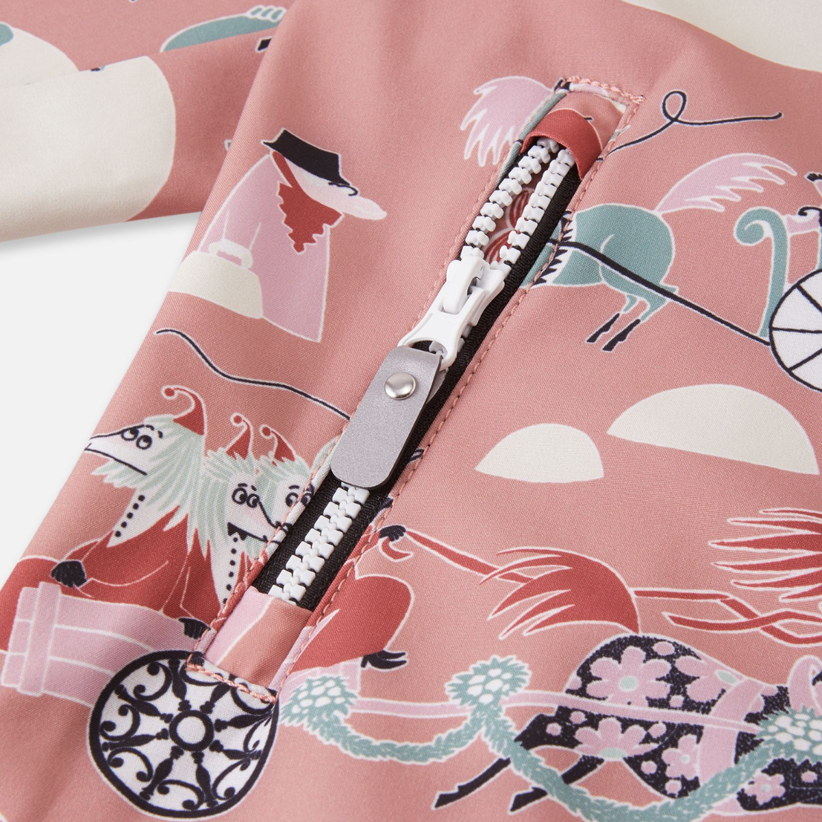 Reima - Softshelldress Moomin Mjosa Rose Blush