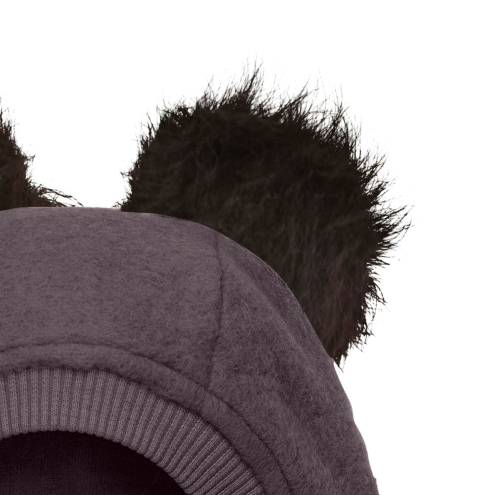 Huttelihut - Balaclava Ullfleece Alpakkadusk Raisin