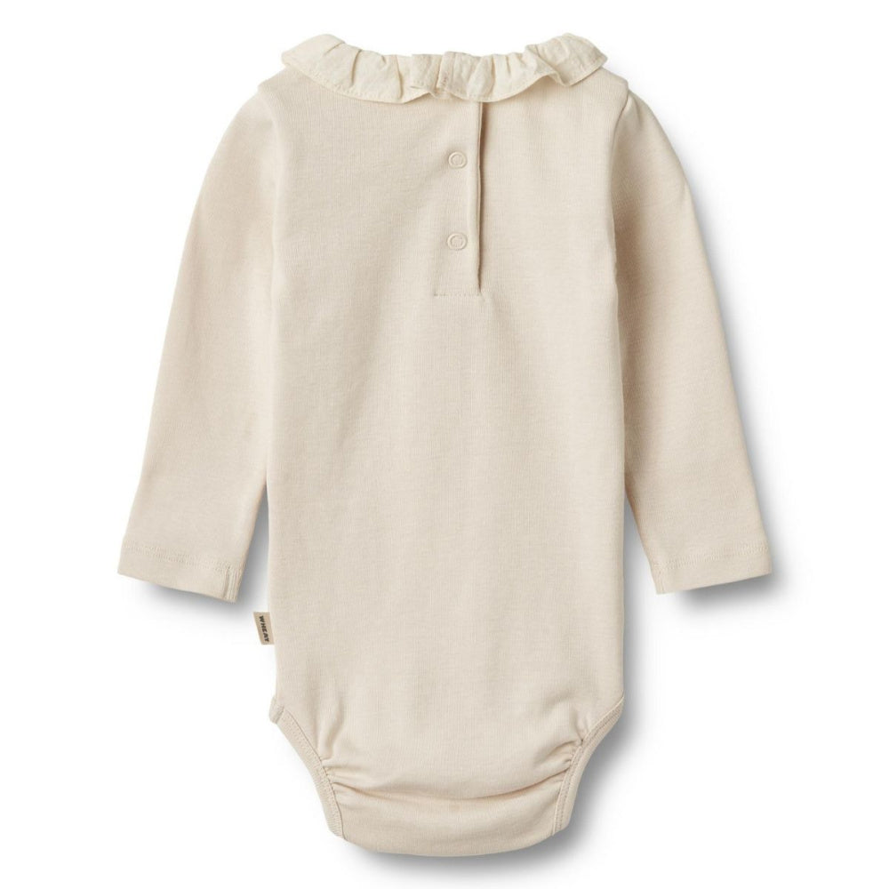 Wheat - Body med krage Ena Eggshell