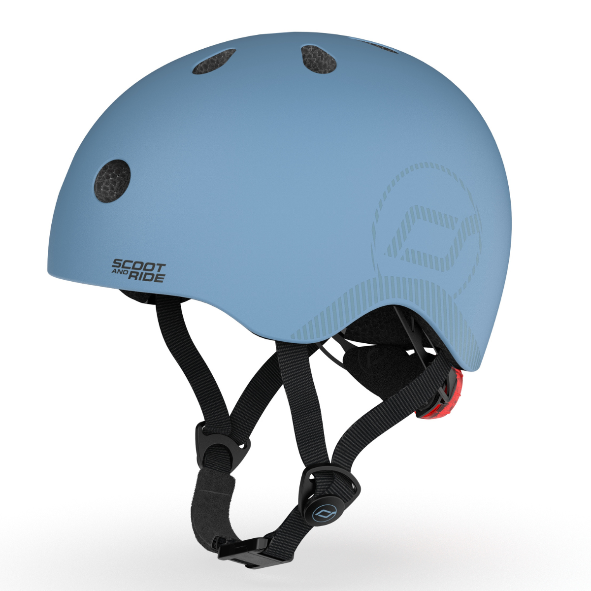 Scoot & Ride - Sykkelhjelm (55-59cm) Steel
