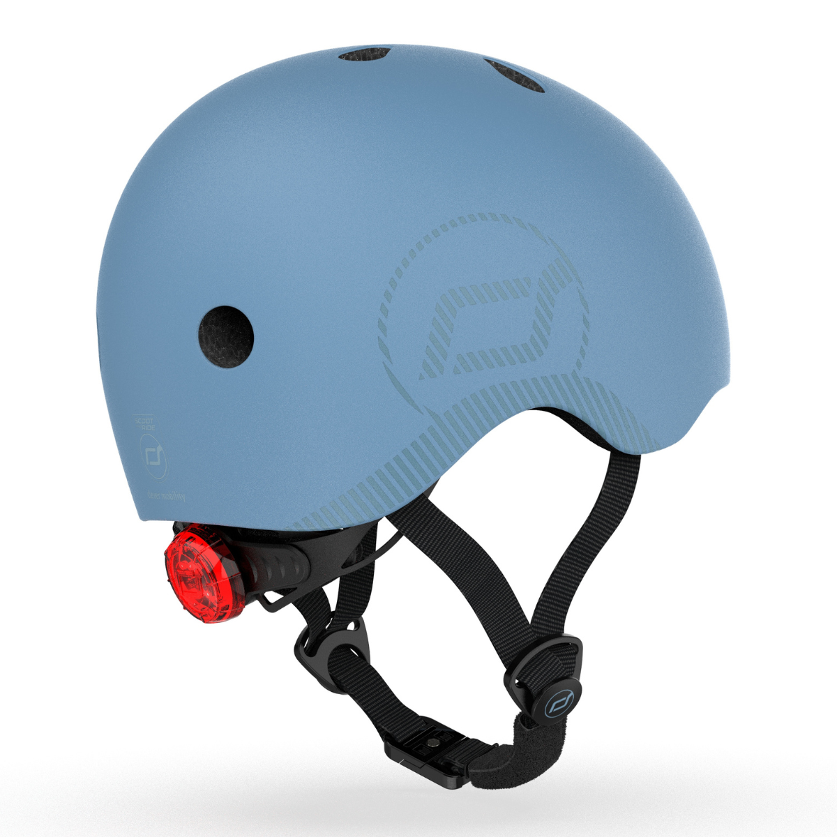 Scoot & Ride - Sykkelhjelm (55-59cm) Steel