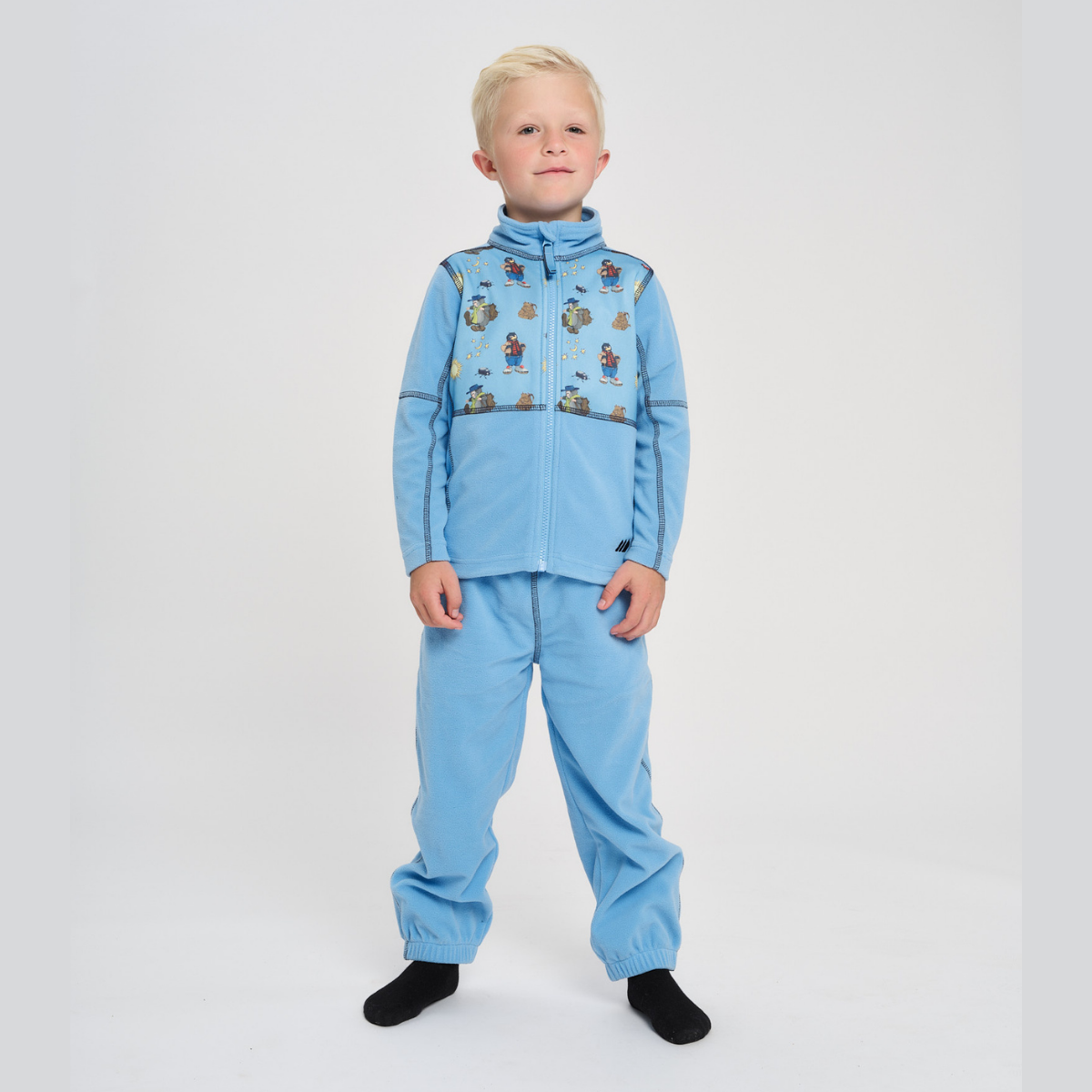 Skogstad - Fleece Sett Alvdal Flåklypa Cloud Blue