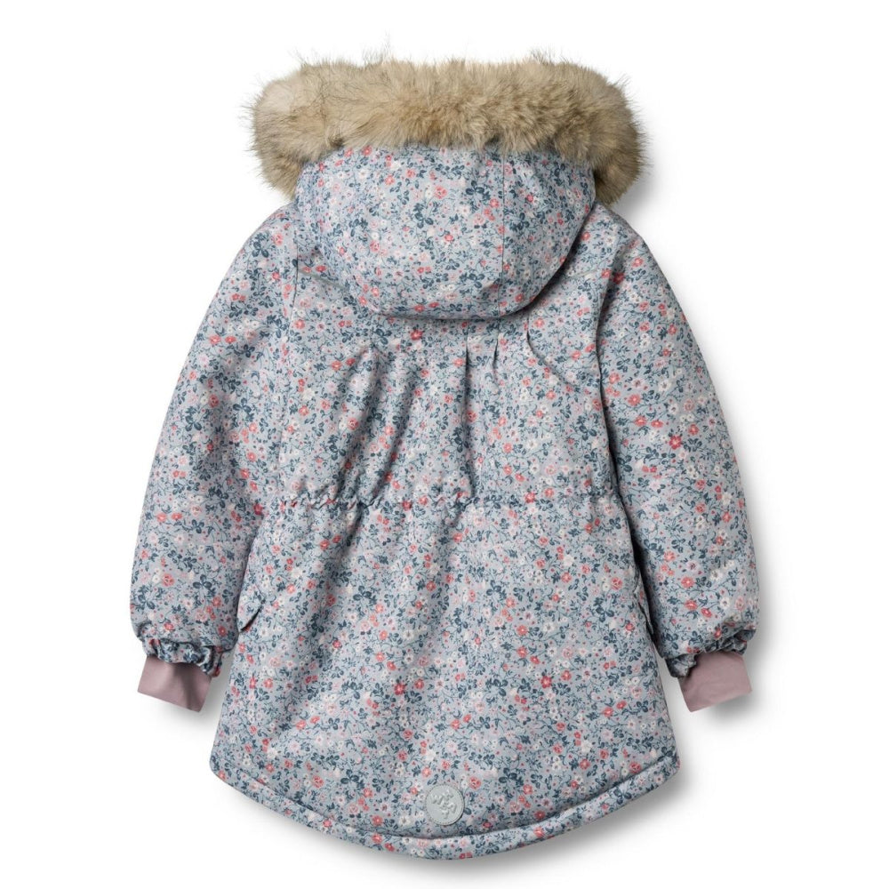 Wheat - Vinterjakke Mathilde Tech Soft Rain Flowers