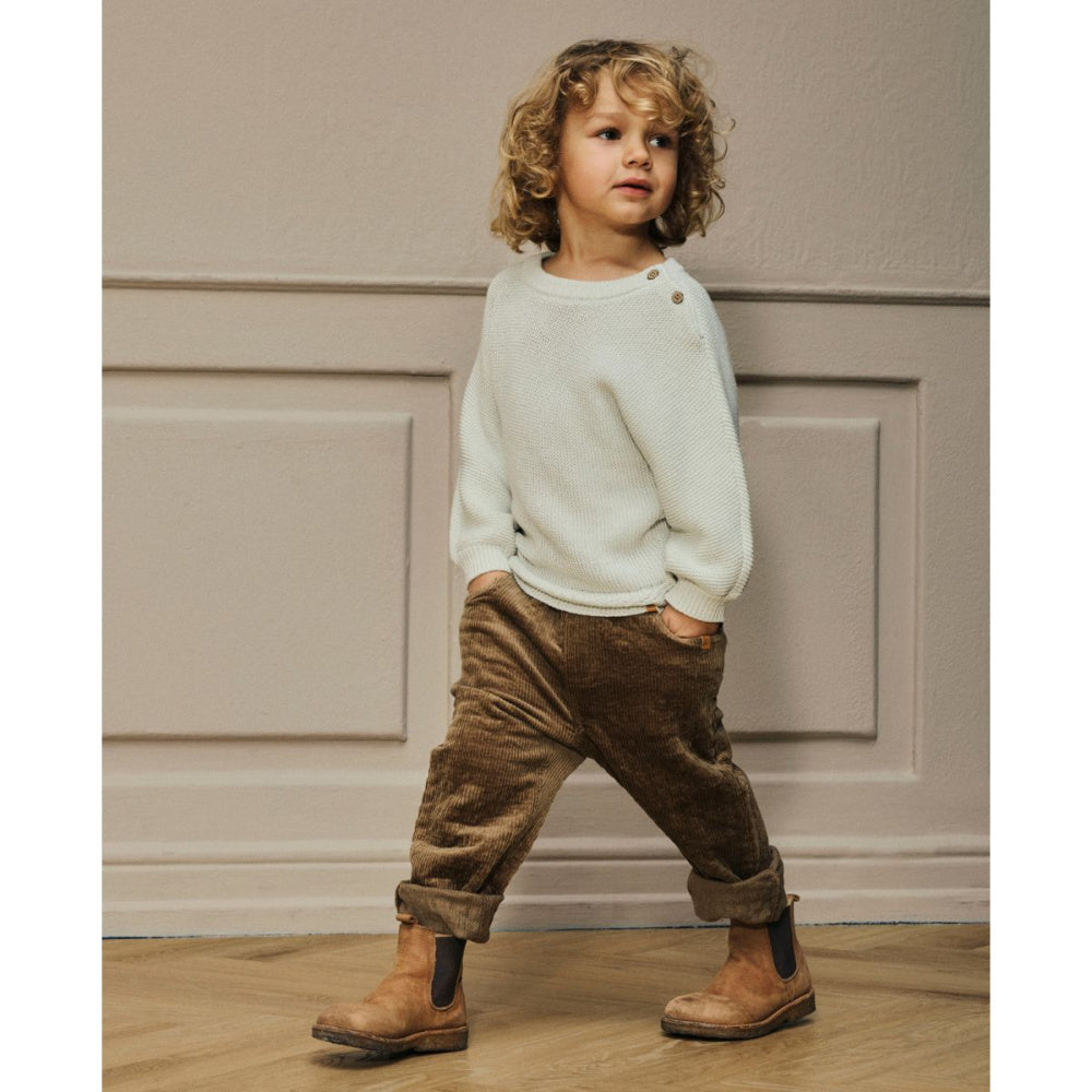 Lil'Atelier - Bukse Cord Loose Osmund Sepia Tint