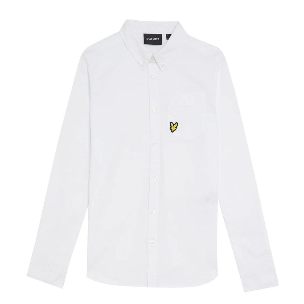 Lyle & Scott - Skjorte Oxford Jr White