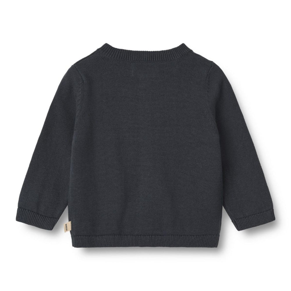 Wheat - Cardigan Baby Sofus Navy