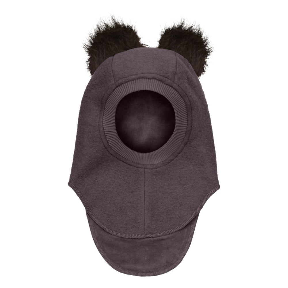 Huttelihut - Balaclava Ullfleece Alpakkadusk Raisin