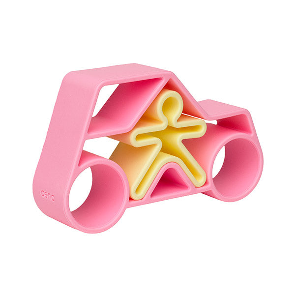 Dëna - Bil i silikon Pastell Rosa